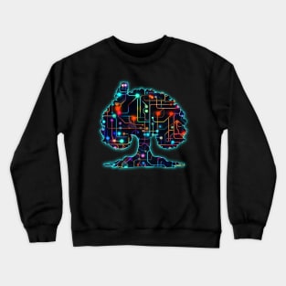 Cyber Tree Crewneck Sweatshirt